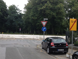 Radwegende noch nicht korrigiert