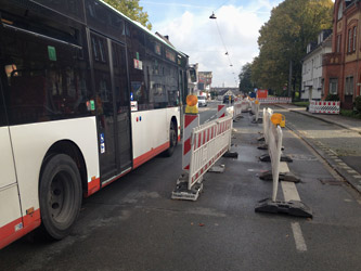 Notweg wird zunehmend enger